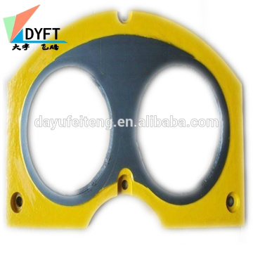 concrete pump truck construction equipment 100% tungsten carbide truck pump parts /wear plates and cutting rings